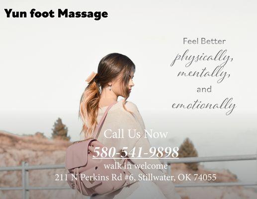 #YunFootMassage #Stillwater #Relaxation #Wellness