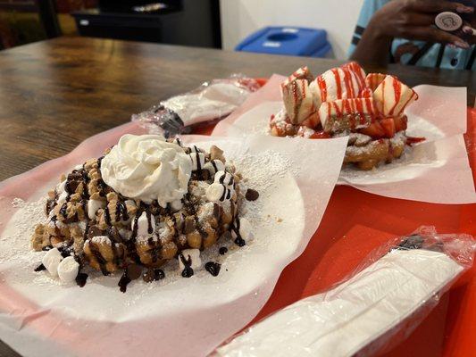 S'mores and Strawberry Cheesecake