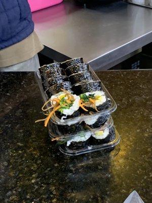 Vegetable gimbap