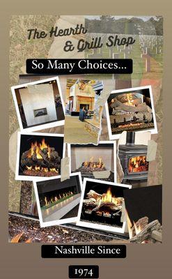 So many Fireplaces to choose from for your home or business.