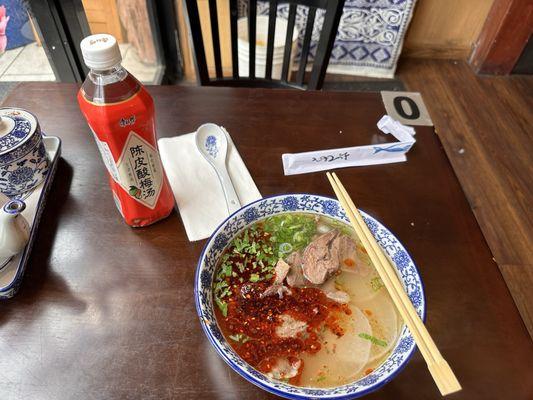 Beef noodle soup