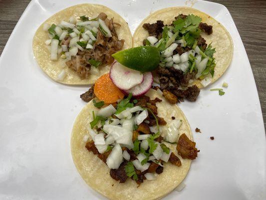 Carnitas, Asada, Adobada