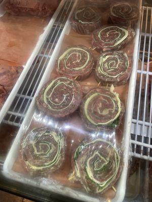 Skirt Steak Pinwheels