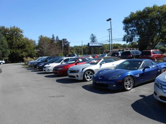 Lineup of pre-owned inventory