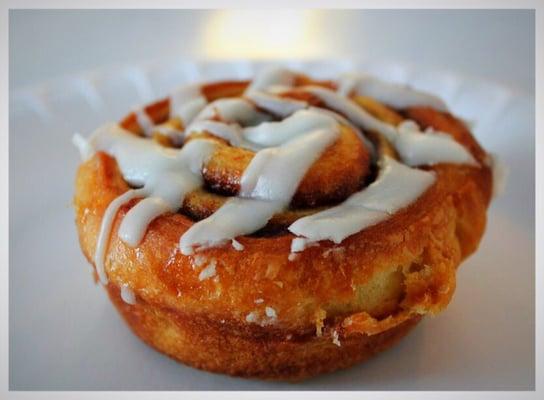 Signature cinnamon rolls. These are addictive.