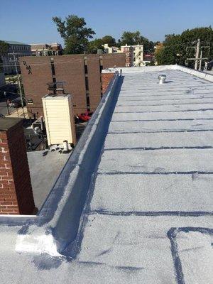 Aluminum Roof Coating After