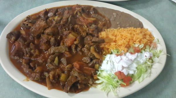 Mexican style steak. SUPER tender, juicy, flavourful！！！