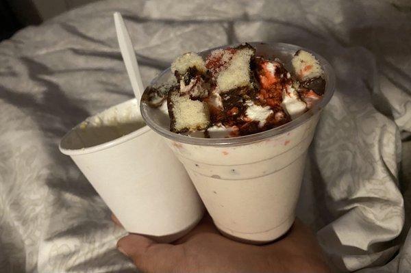 Elote cup & milkshake