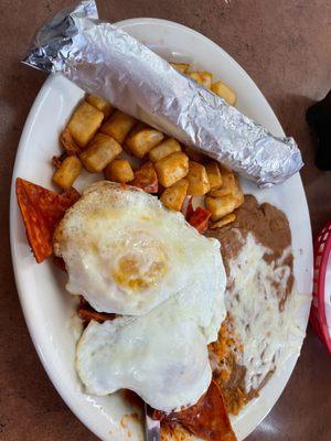 Chilaquiles are the perfect hangover food!