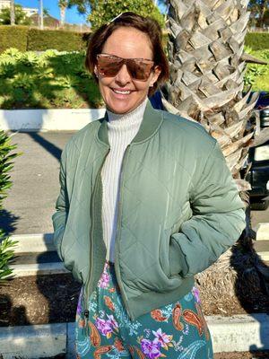 Our daughter loved her reversible bomber jacket !