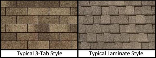 Different types of shingles