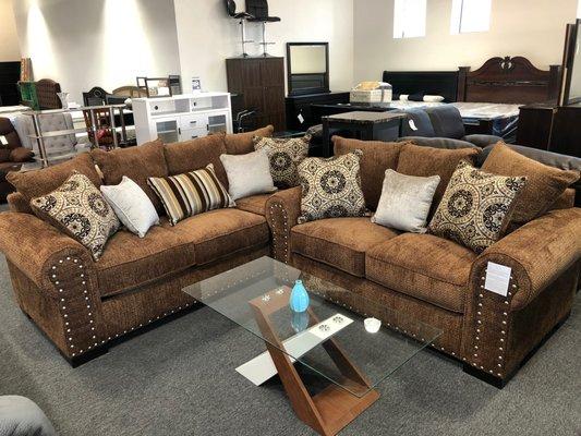 Comfort Ind. Razor sofa and love seat are just WOW!