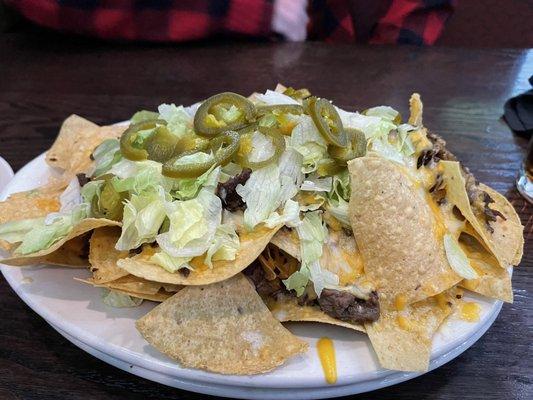 Steak nachos