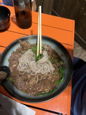 Boat noodle soup