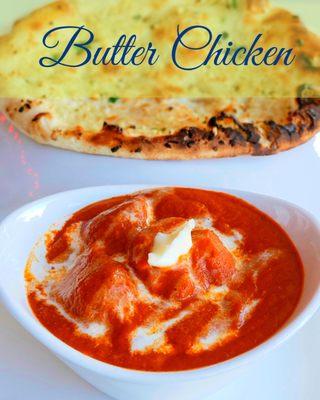 Butter Chicken with plain naan