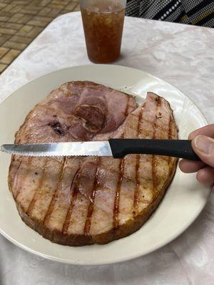 Sliced ham (monster sized)!