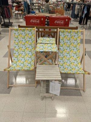 Patio Chairs and Coca-Cola