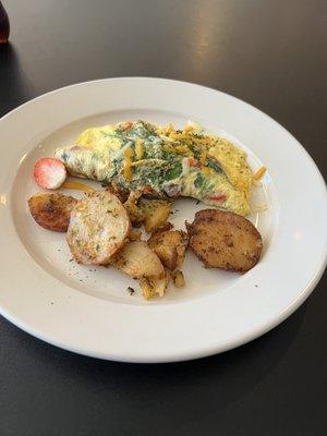 Vegetarian omlet