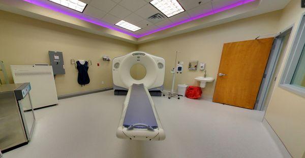 CT scanner at America's ER Medical Centers: 24/7 Emergency Room & Urgent Care.