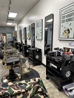 Barber stations