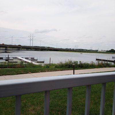 Outdoor patio view