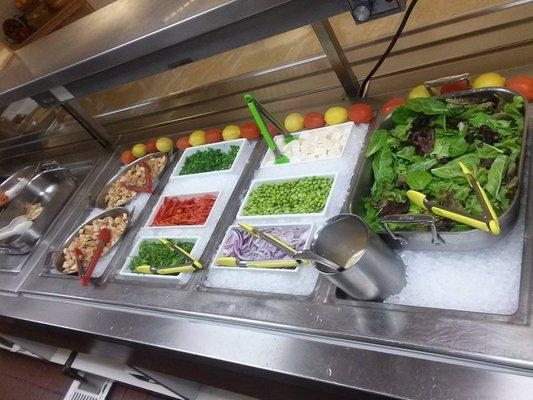 Build Your own Mixed green Salad Bar