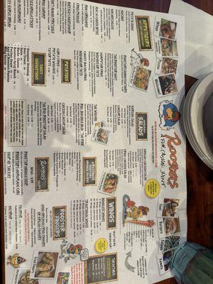 Front menu