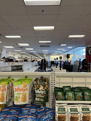 Snacks and other items as you walk through register line.