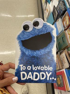 Perfect card for your little cookie monster