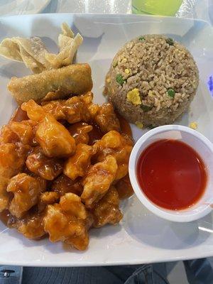 C13. Orange Chicken Combo