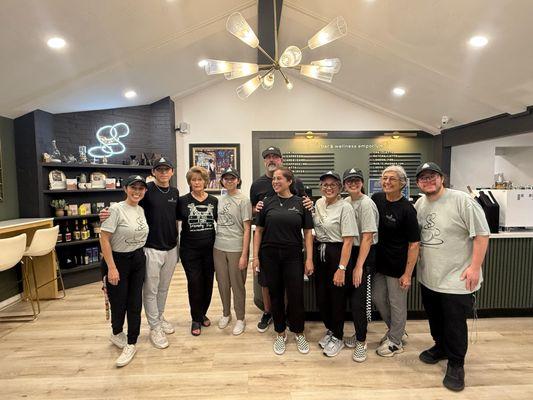 The team after our Grand Opening celebration.