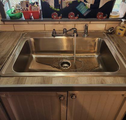 Kitchen sink replacement in Queen Creek