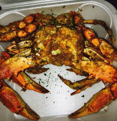 Fried Blue Crab