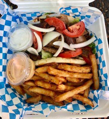 Gopher Lamb Gyros ($8)