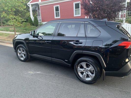 My SUV after detailed by Jewel Auto Care Detailing