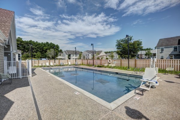 Community pool with accessible entry.