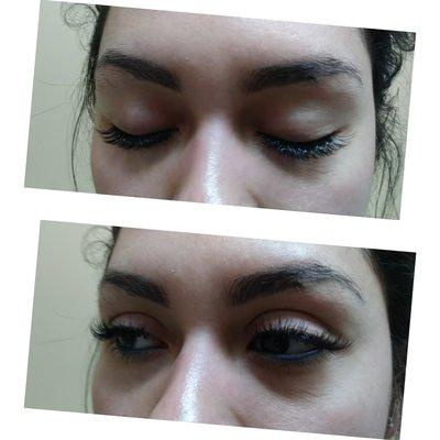 Flat lash set- Dramatic D curl