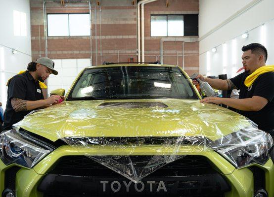 Clear Bra Paint Protection Film Installation