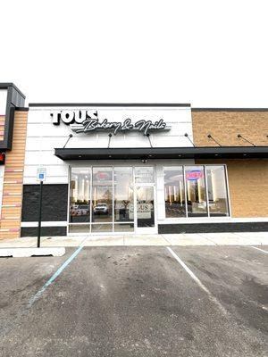 Tous Bakery and Nails Entrance