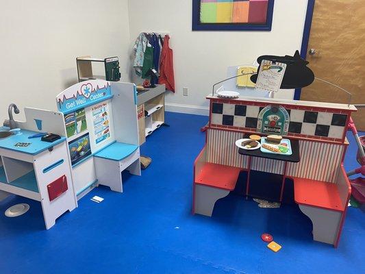 Kitchen play area