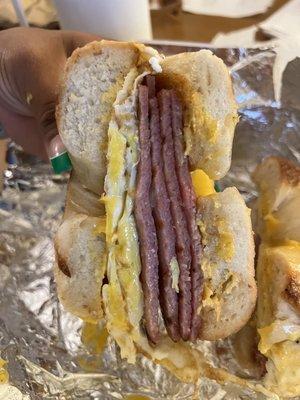 Taylor Ham Egg & Cheese Bagel