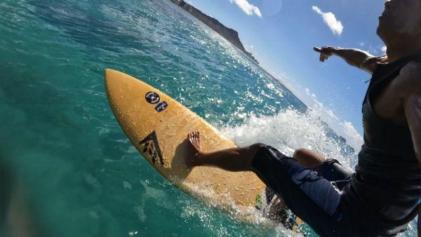 Your surf instructor will make learning much easier for you to learn to progress your skills