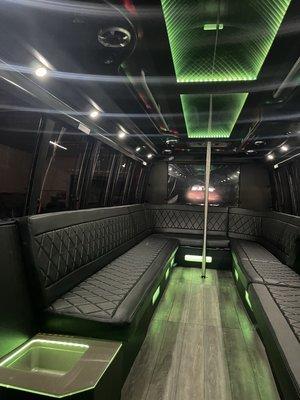 Our 18 passengers Party bus