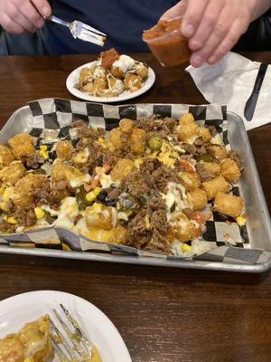 Just the tator tot version of nachos.