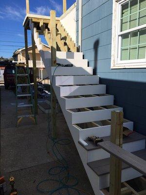 Steps being build in OC.