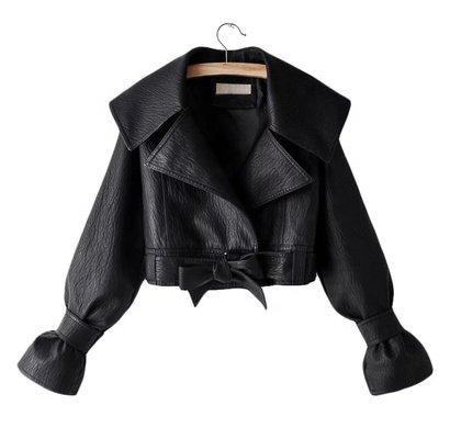 Oh new PU leather bomber jacket comes in black and red. Only at Ja'Di Boutique. Shop on line or come visit our store