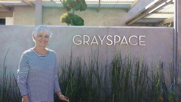 Charlene Broudy, artist, owner and curator of GraySpace Gallery