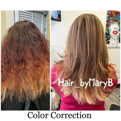 Hair Color Correction. Hair Salon Henderson Nv