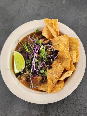 Smoked chicken Tortilla Soup