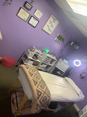 Esthetician room 2021